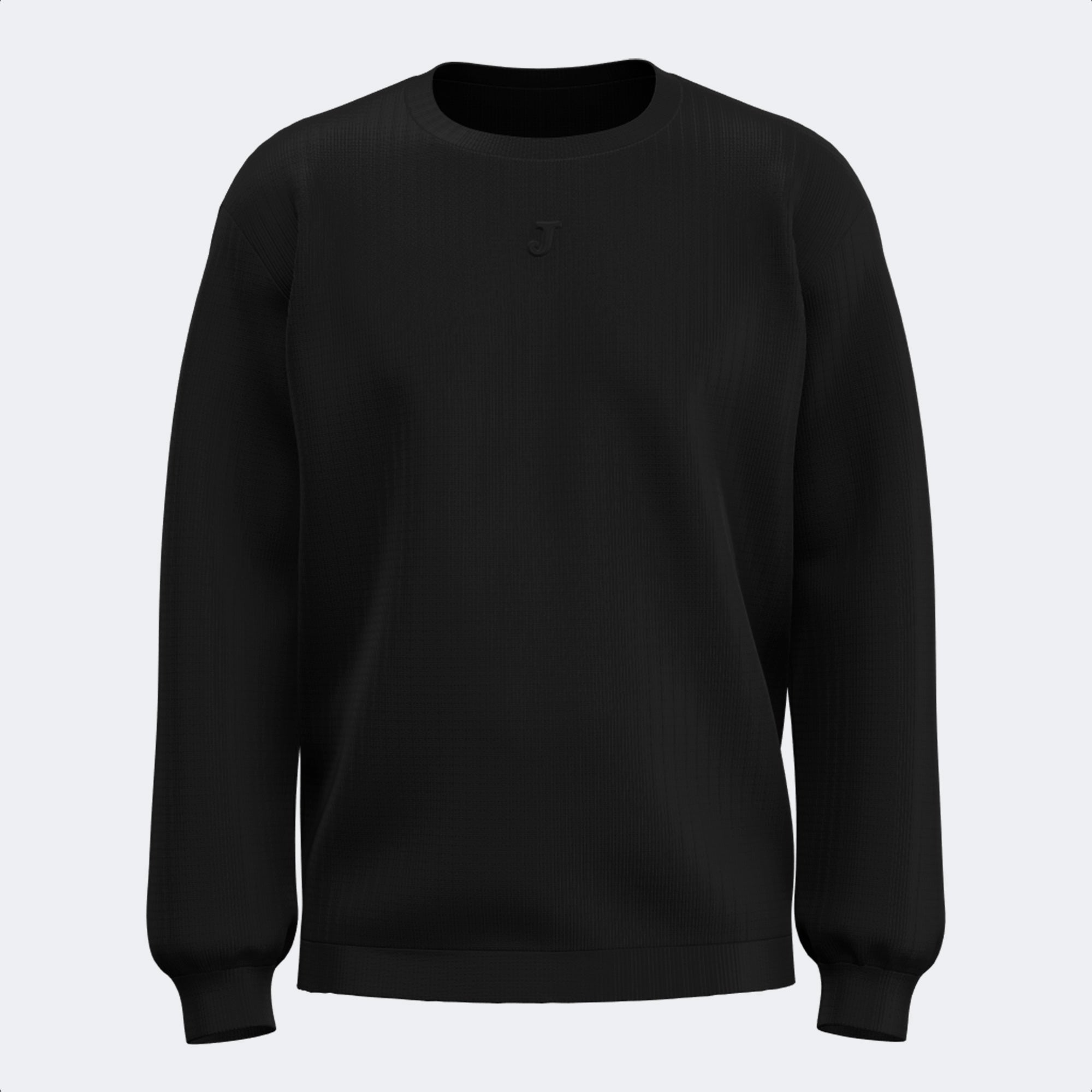 URBAN AESTHETICS LONG SLEEVE JUMPER - NERO - NERO
