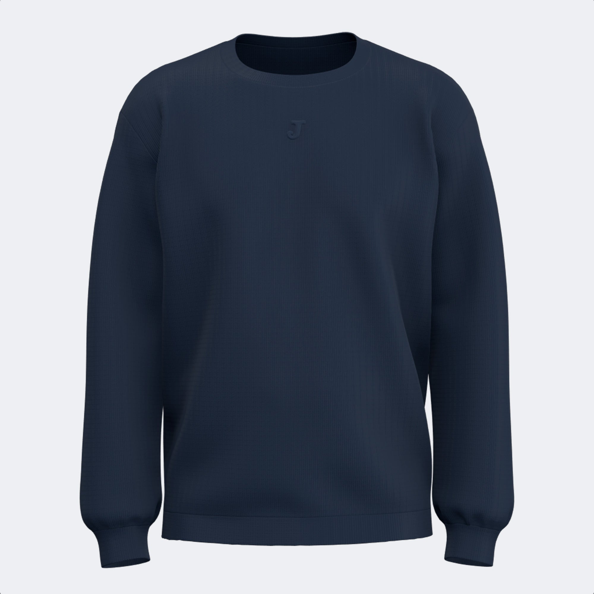 URBAN AESTHETICS LONG SLEEVE JUMPER - BLU NAVY - BLU NAVY