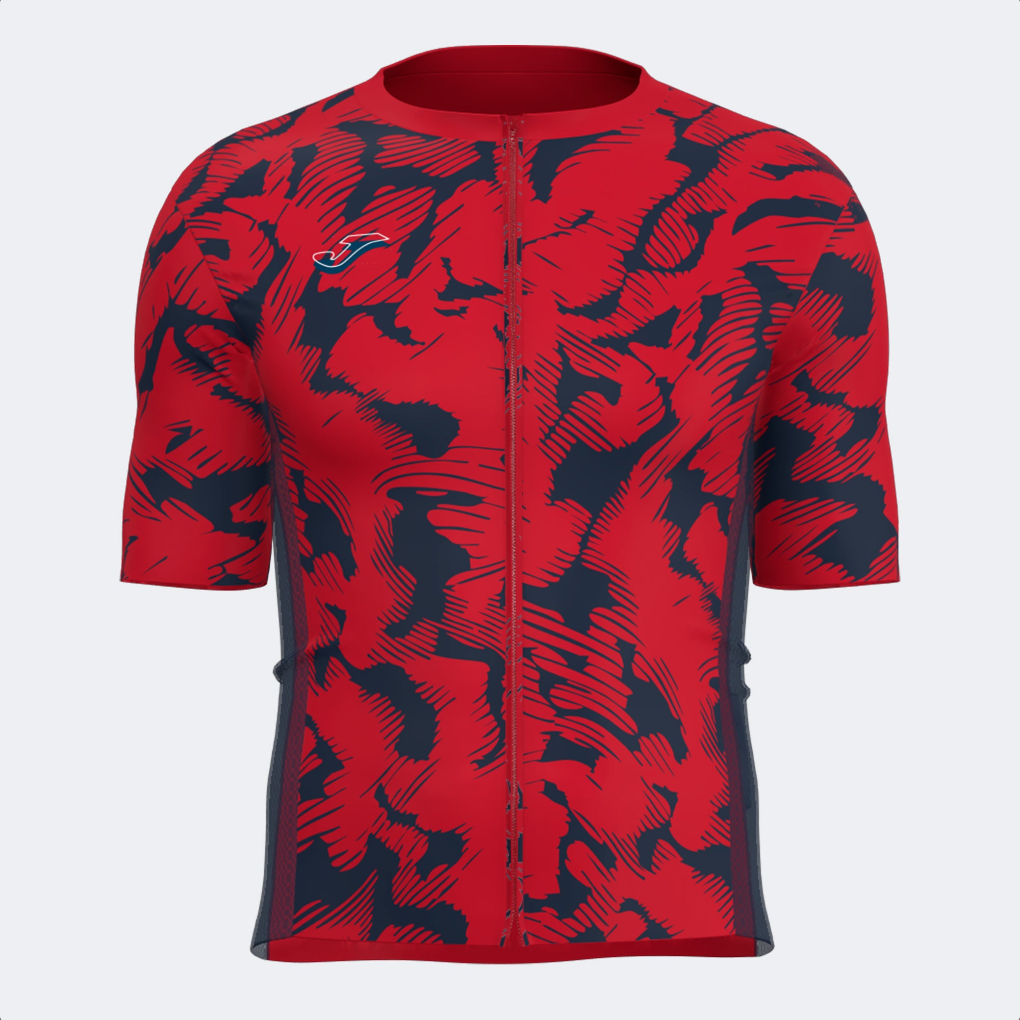 CRONO CYCLING JERSEY - ROSSO-BLU NAVY - ROSSO-BLU NAVY