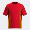 CHALLENGE SHORT SLEEVE T-SHIRT - ROSSO-GIALLO - ROSSO-GIALLO