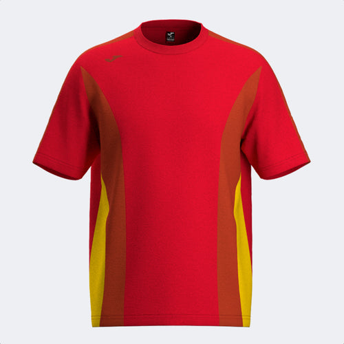 CHALLENGE SHORT SLEEVE T-SHIRT - ROSSO-GIALLO - ROSSO-GIALLO