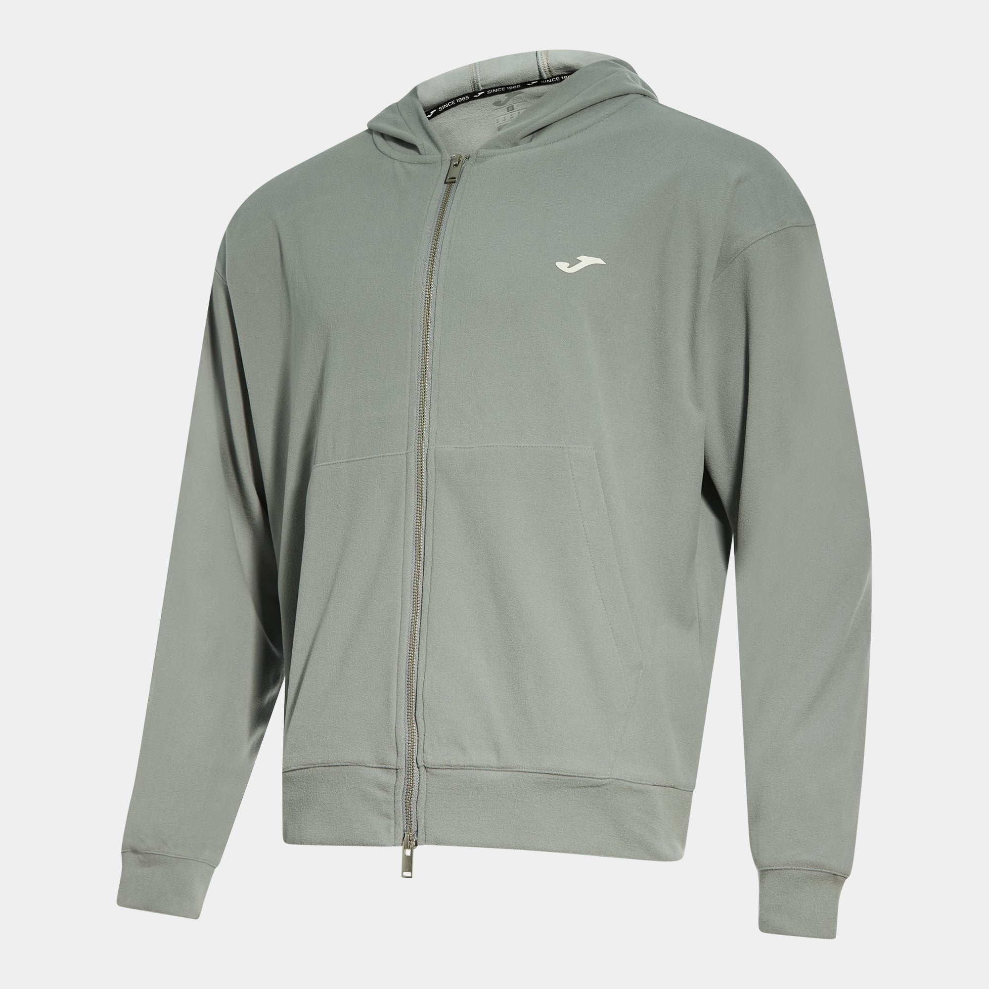 SOFT ZIP-UP HOODIE - GRIGIO - GRIGIO