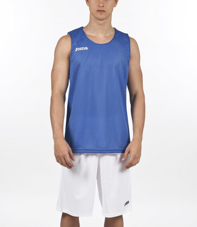 REVERSIBLET-SHIRT ARO SLEEVELESS - ROYAL-BIANCO - ROYAL-BIANCO
