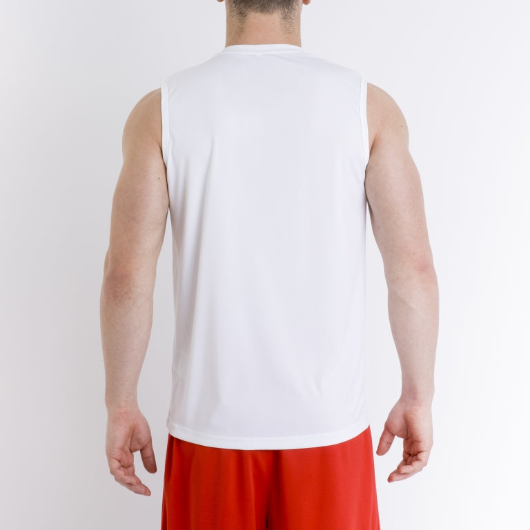 T-SHIRT BASIC SLEEVELESS - BIANCO - BIANCO