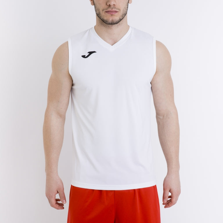 T-SHIRT BASIC SLEEVELESS - BIANCO - BIANCO