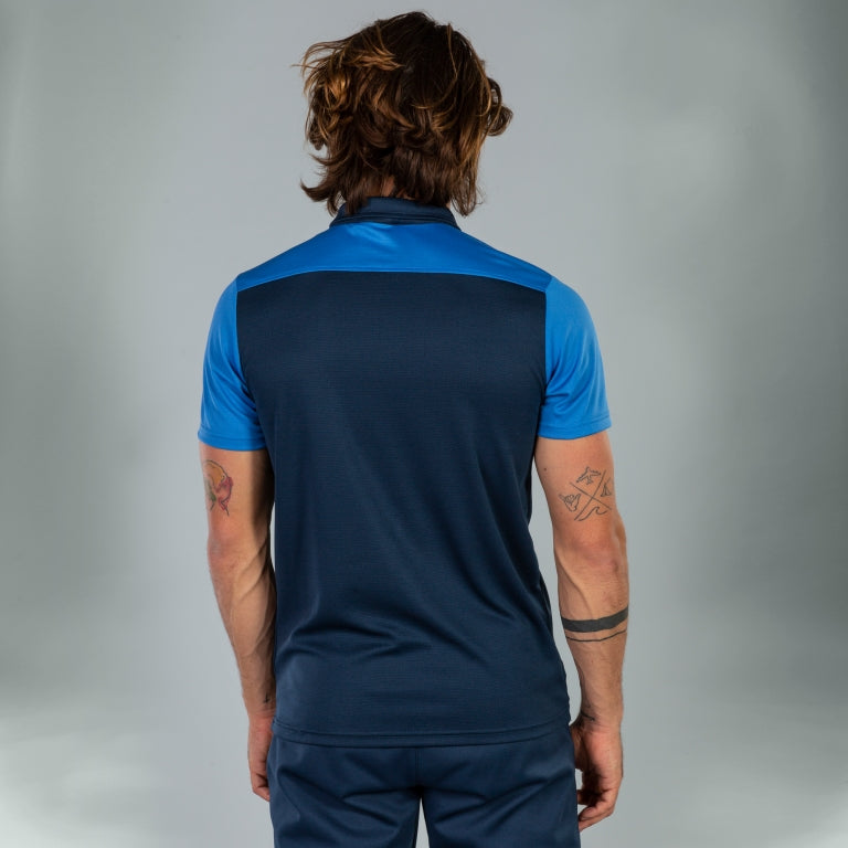 COMBI POLO SHIRT S/S - BLU NAVY-ROYAL - BLU NAVY-ROYAL
