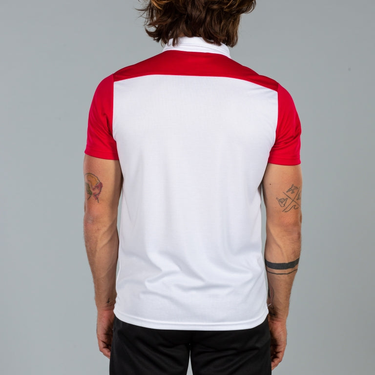 COMBI POLO SHIRT S/S - BIANCO-ROSSO - BIANCO-ROSSO