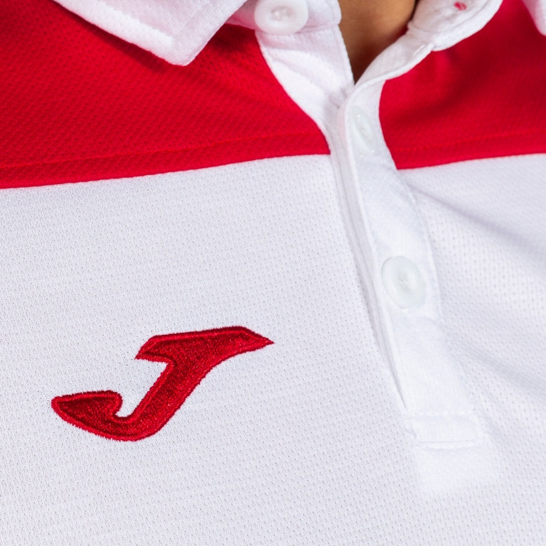 COMBI POLO SHIRT S/S - BIANCO-ROSSO - BIANCO-ROSSO