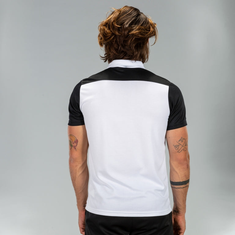 COMBI POLO SHIRT S/S - BIANCO-NERO - BIANCO-NERO