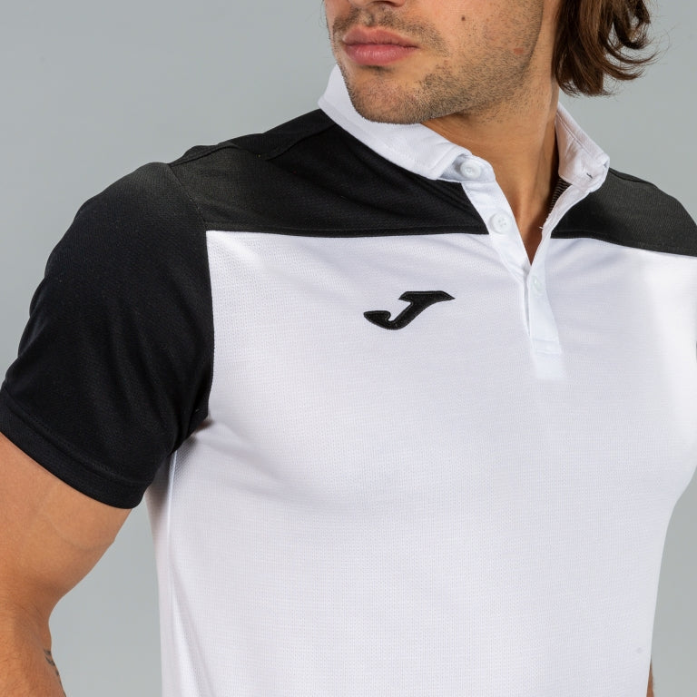 COMBI POLO SHIRT S/S - BIANCO-NERO - BIANCO-NERO
