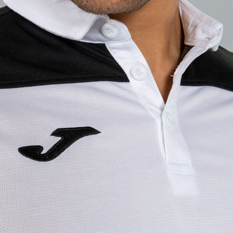 COMBI POLO SHIRT S/S - BIANCO-NERO - BIANCO-NERO