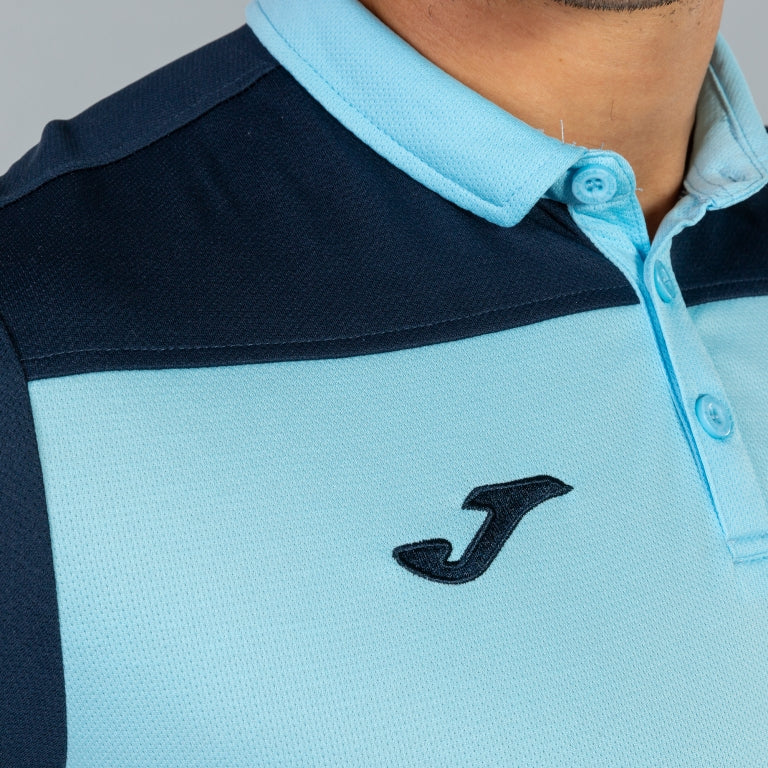 COMBI POLO SHIRT S/S - CELESTE-BLU NAVY - CELESTE-BLU NAVY