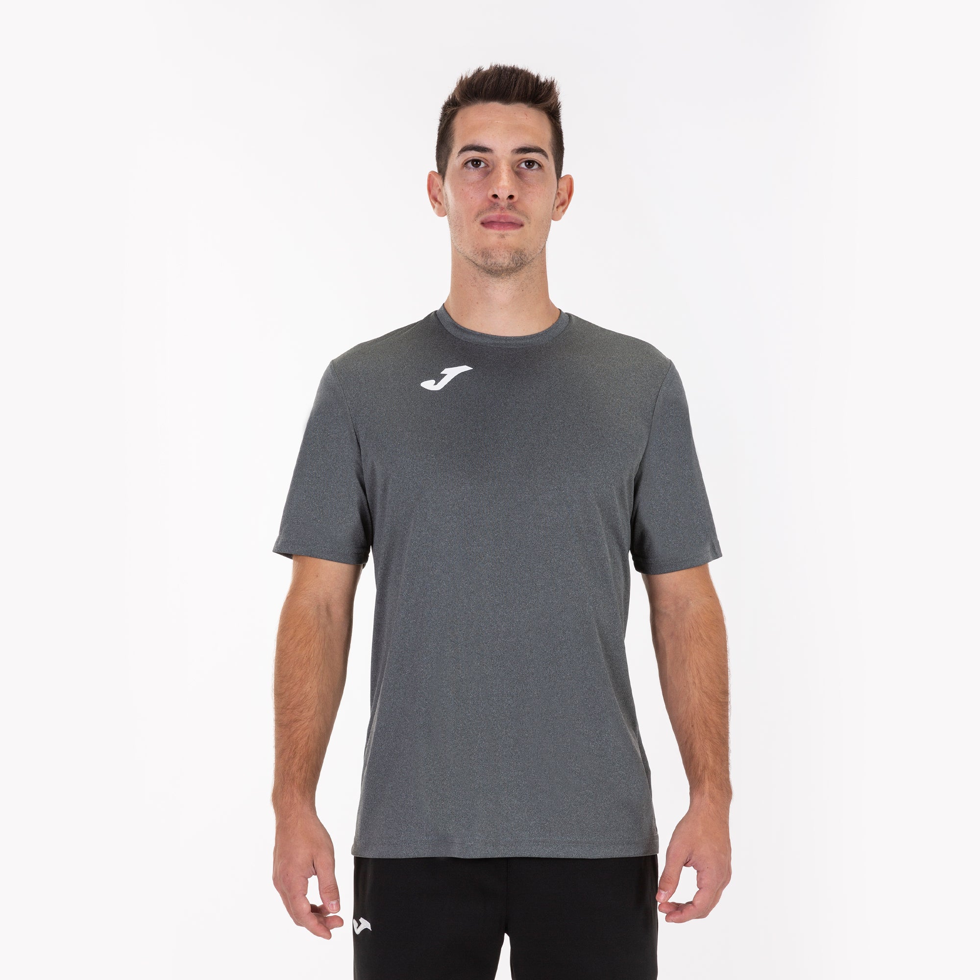 T-SHIRT COMBI S/S - GRIGIO MELANGE - GRIGIO MELANGE