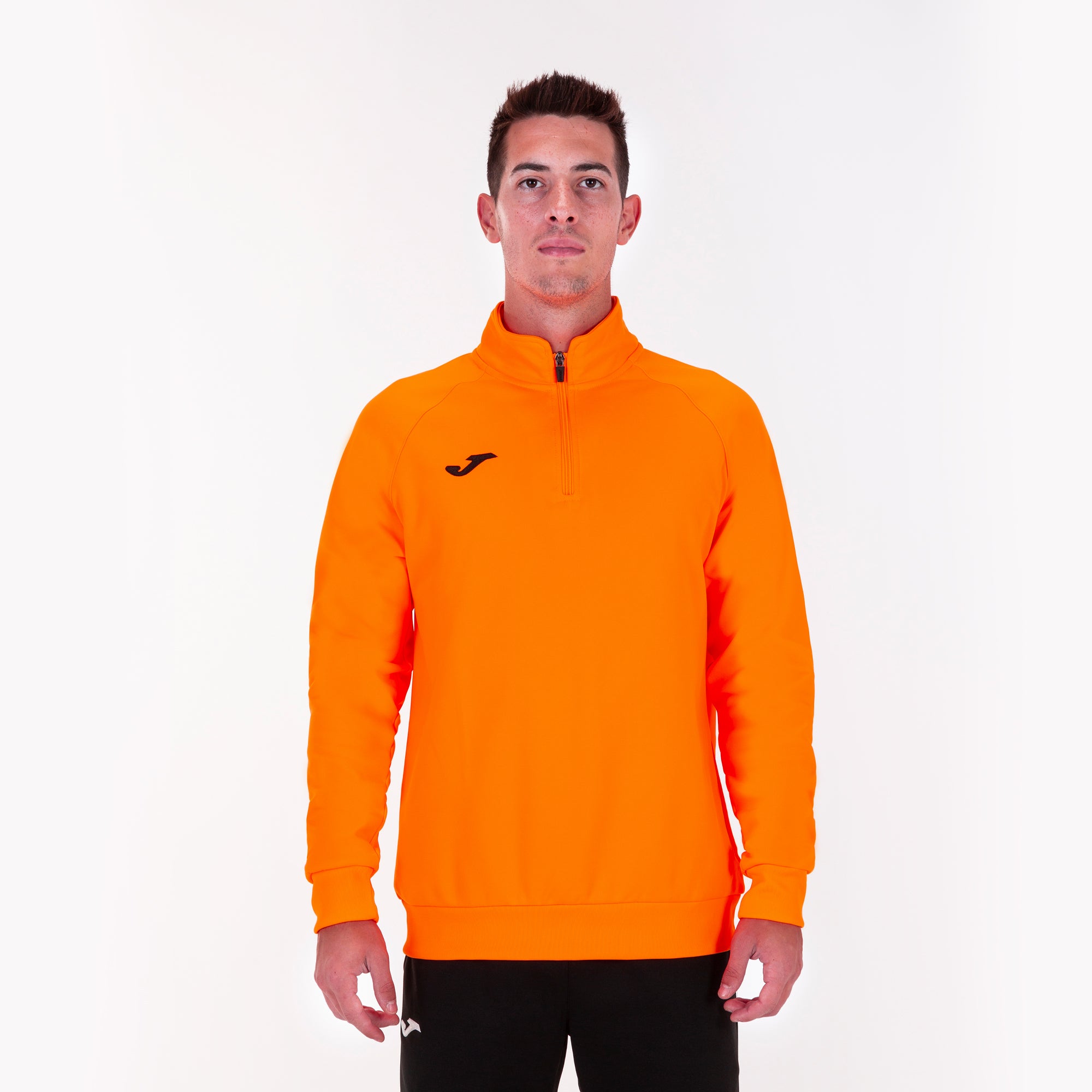 FARAON SWEATSHIRT HALF ZIP - ARANCIONE FLUO - ARANCIONE FLUO