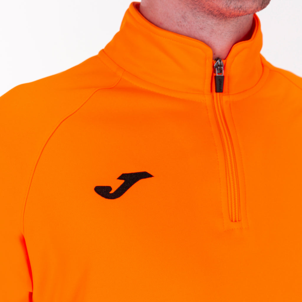 FARAON SWEATSHIRT HALF ZIP - ARANCIONE FLUO - ARANCIONE FLUO