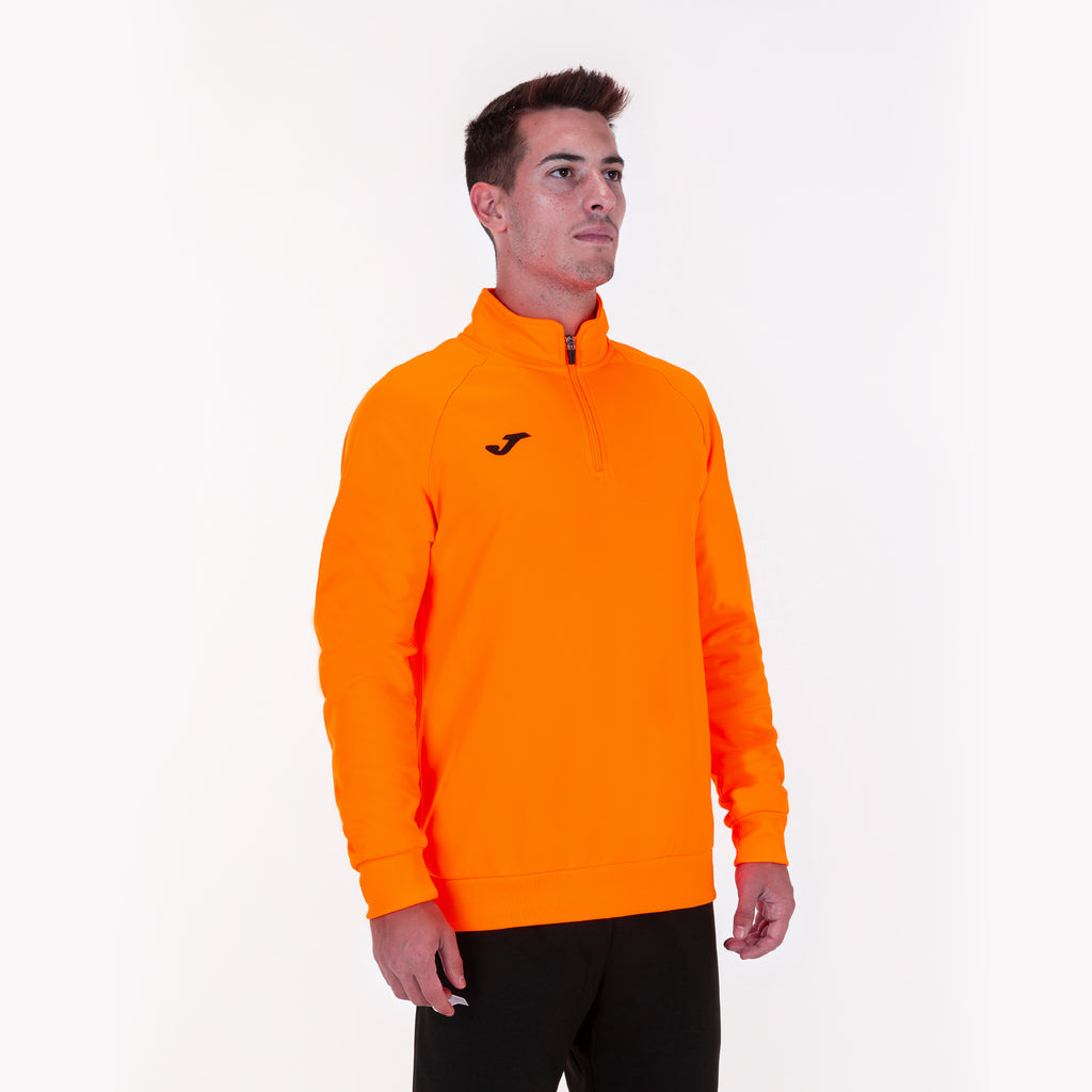 FARAON SWEATSHIRT HALF ZIP - ARANCIONE FLUO - ARANCIONE FLUO