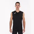 SLEEVELESS T-SHIRT COMBI - NERO - NERO