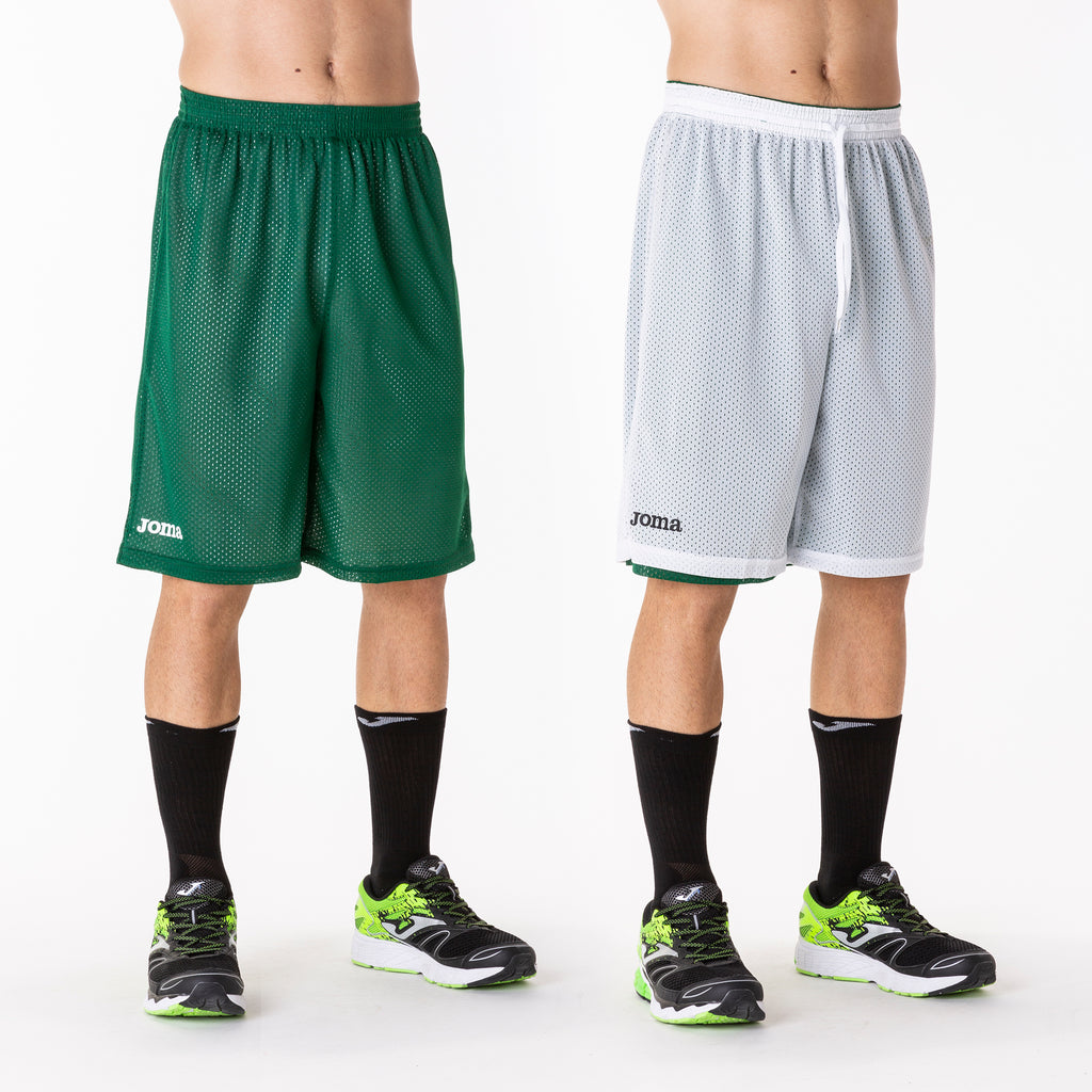 SHORT BASKET REVERSIBLE ROOKIE - VERDE-BIANCO - VERDE-BIANCO