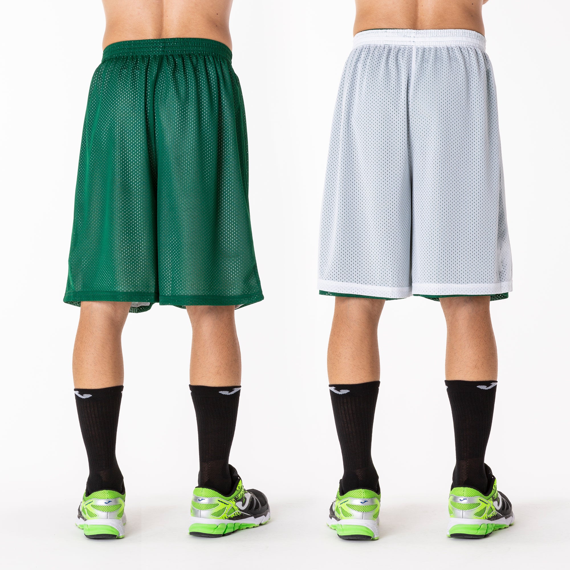 SHORT BASKET REVERSIBLE ROOKIE - VERDE-BIANCO - VERDE-BIANCO