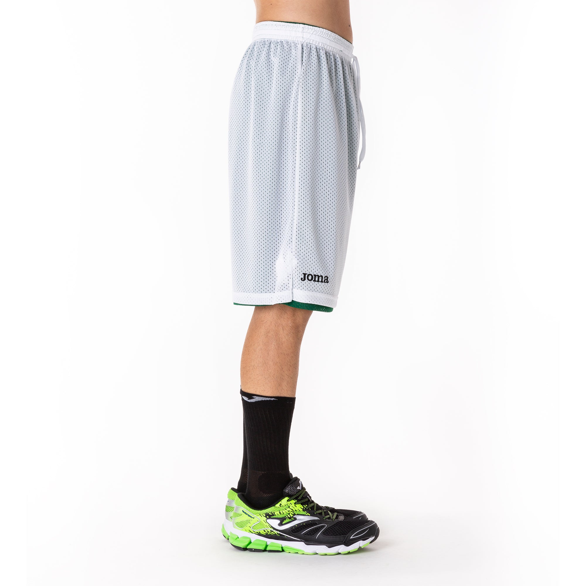 SHORT BASKET REVERSIBLE ROOKIE - VERDE-BIANCO - VERDE-BIANCO