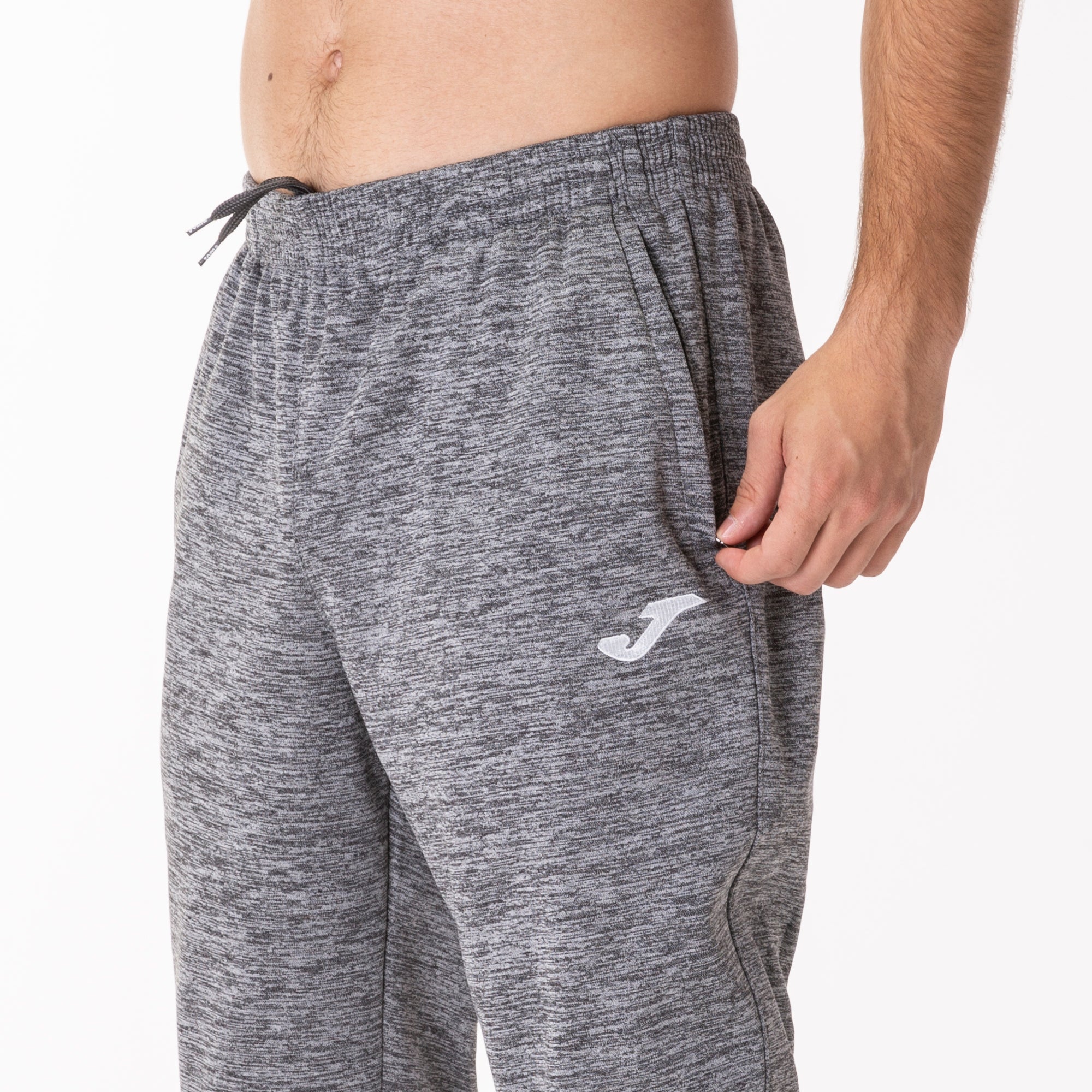 ELBA LONG TROUSERS MELANGE (SKINNY) - GRIGIO MELANGE - GRIGIO MELANGE