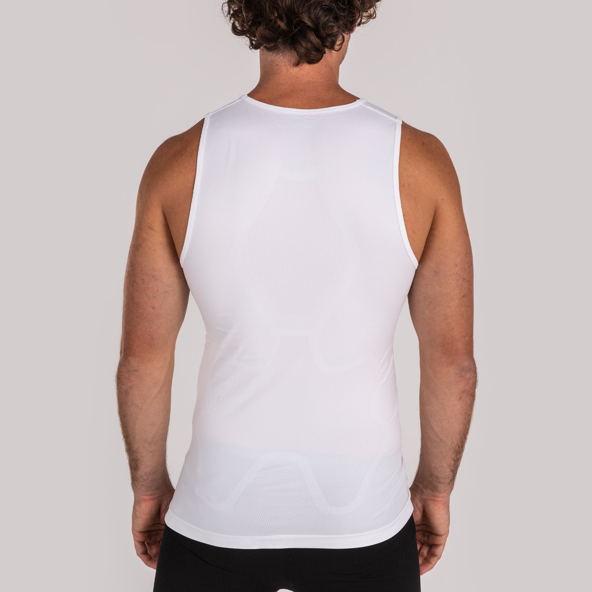 SLEEVELESS T-SHIRTBRAMA - BIANCO - BIANCO