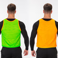 REVERSIBLE TRAINING BIB F.ORANGE-F.GREEN - ARANCIONE FLUO-VERDE FLUO - ARANCIONE FLUO-VERDE FLUO