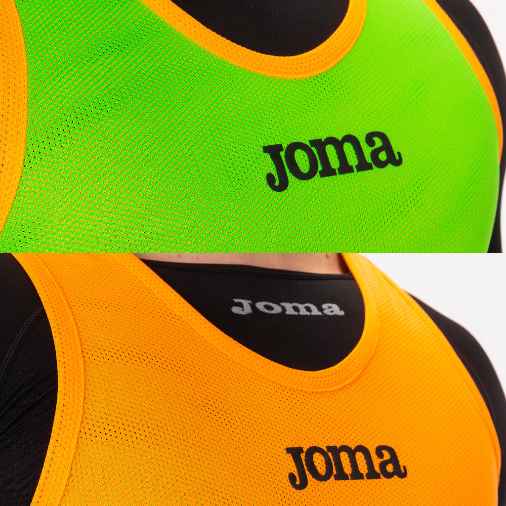 REVERSIBLE TRAINING BIB F.ORANGE-F.GREEN - ARANCIONE FLUO-VERDE FLUO - ARANCIONE FLUO-VERDE FLUO