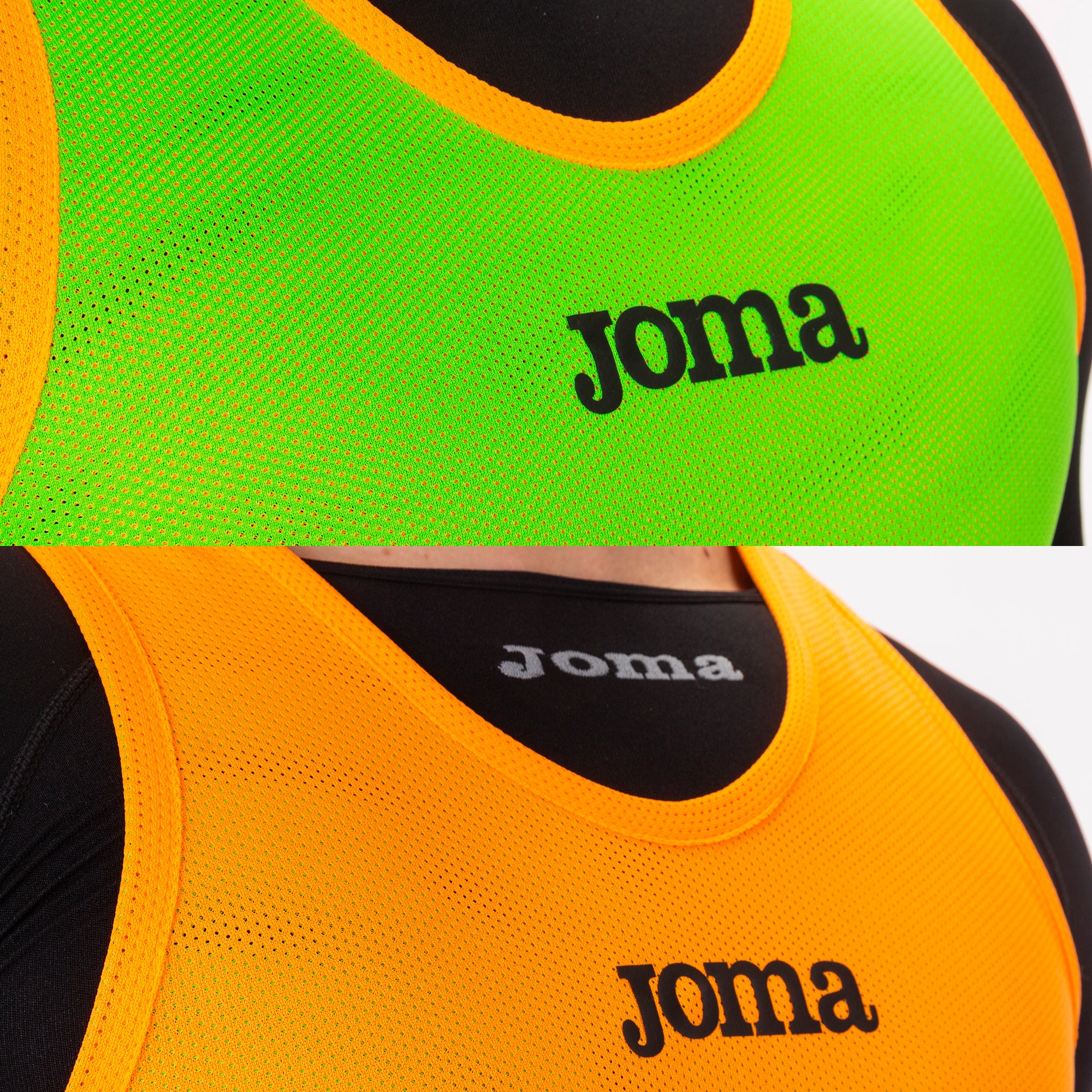 REVERSIBLE TRAINING BIB F.ORANGE-F.GREEN - ARANCIONE FLUO-VERDE FLUO - ARANCIONE FLUO-VERDE FLUO