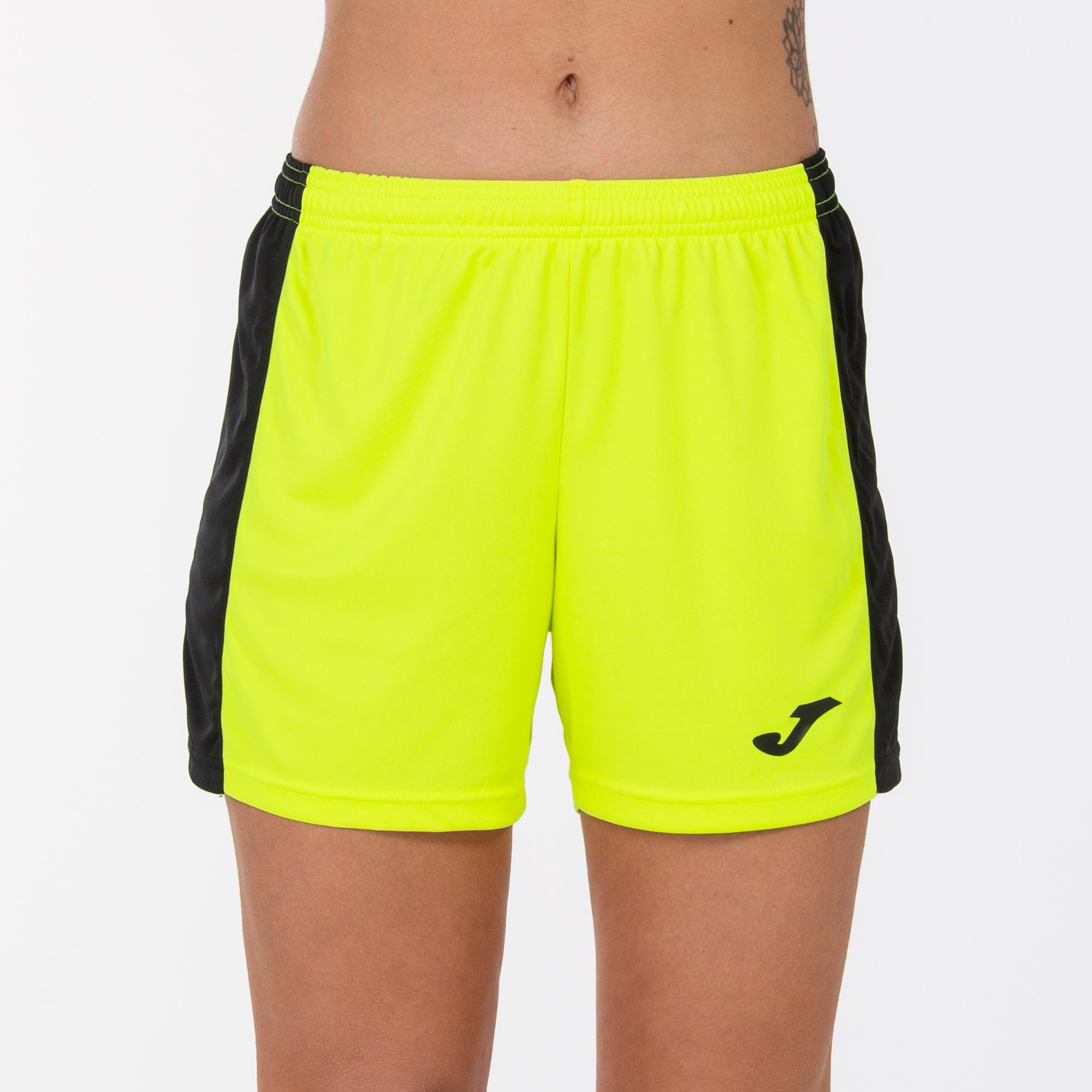 FLUORO MAXI SHORTS - GIALLO FLUO-NERO - GIALLO FLUO-NERO