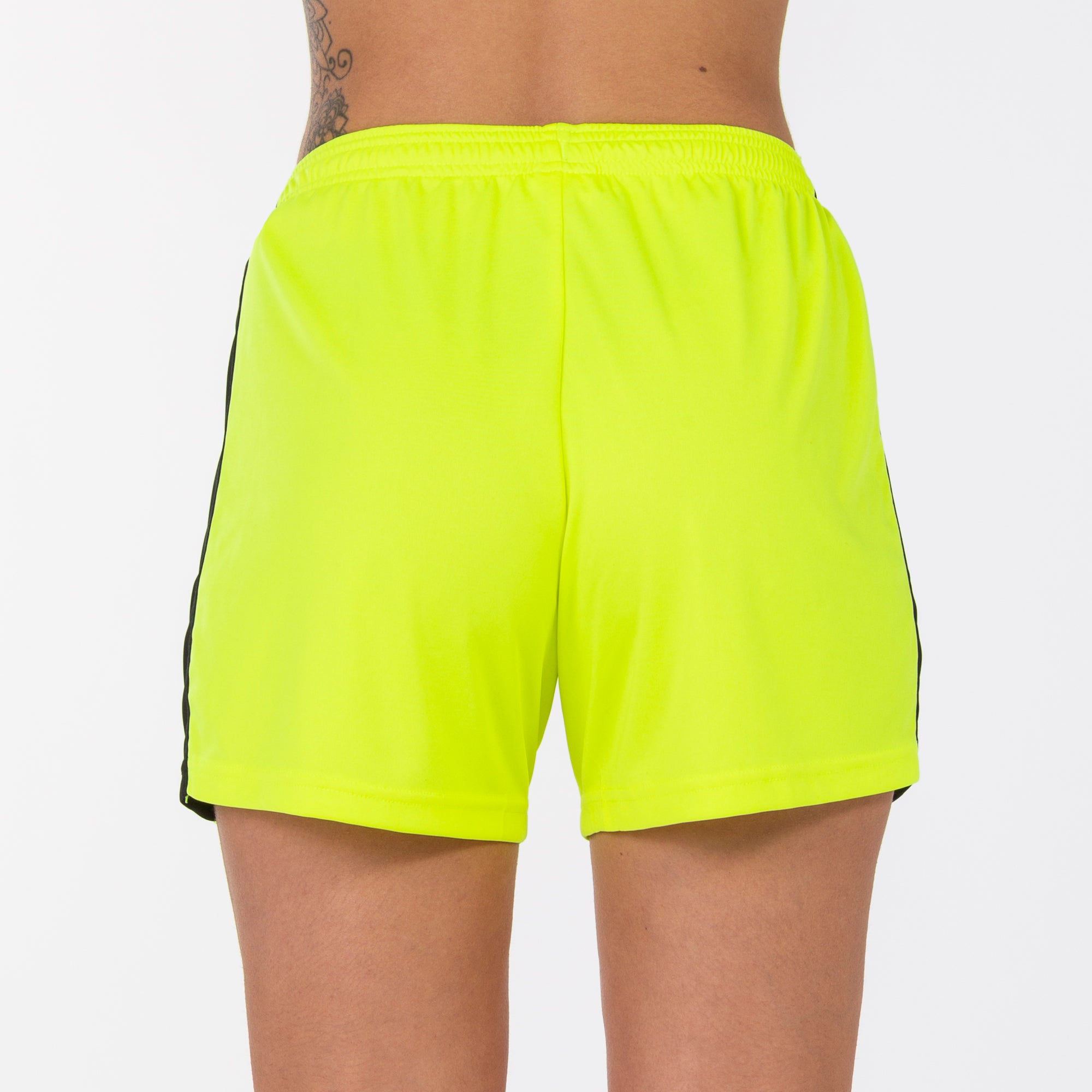 FLUORO MAXI SHORTS - GIALLO FLUO-NERO - GIALLO FLUO-NERO