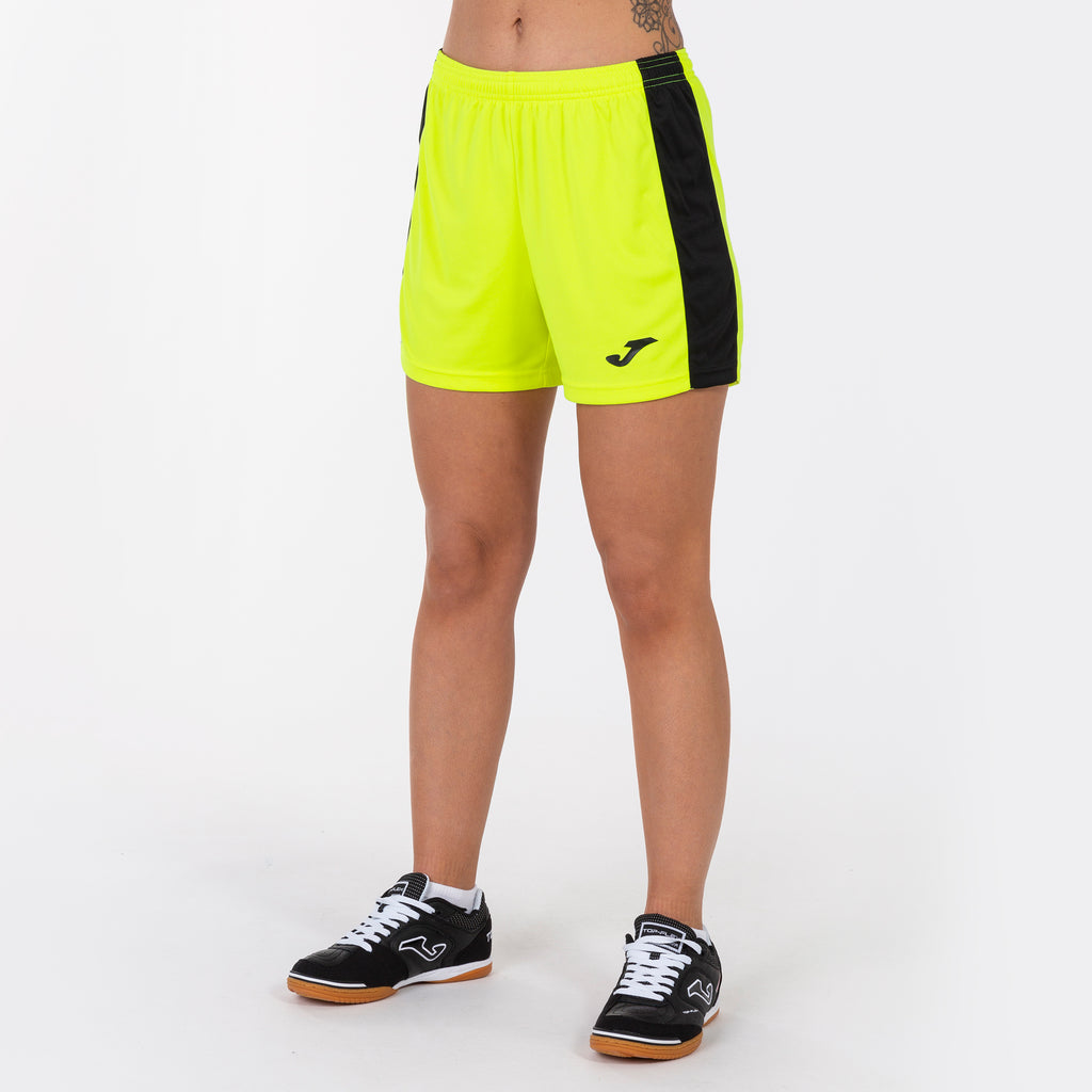 FLUORO MAXI SHORTS - GIALLO FLUO-NERO - GIALLO FLUO-NERO