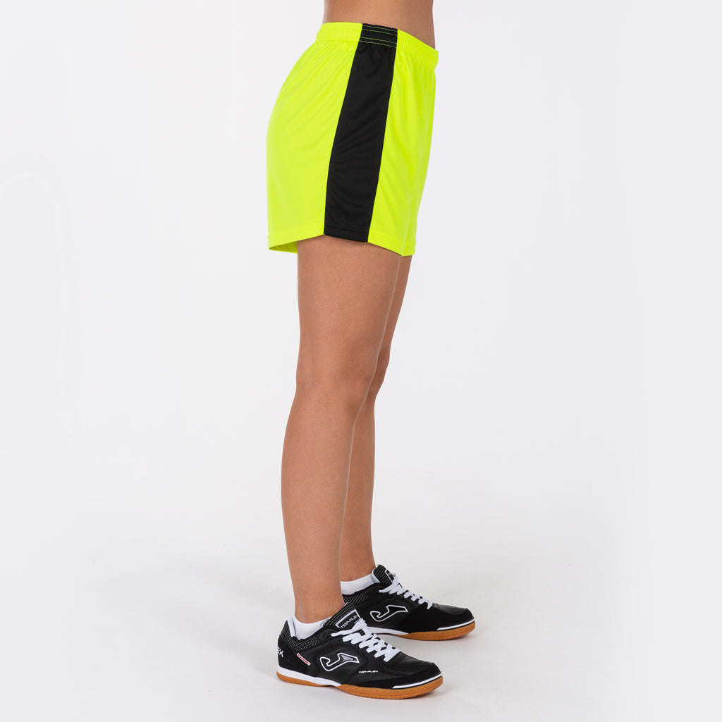 FLUORO MAXI SHORTS - GIALLO FLUO-NERO - GIALLO FLUO-NERO
