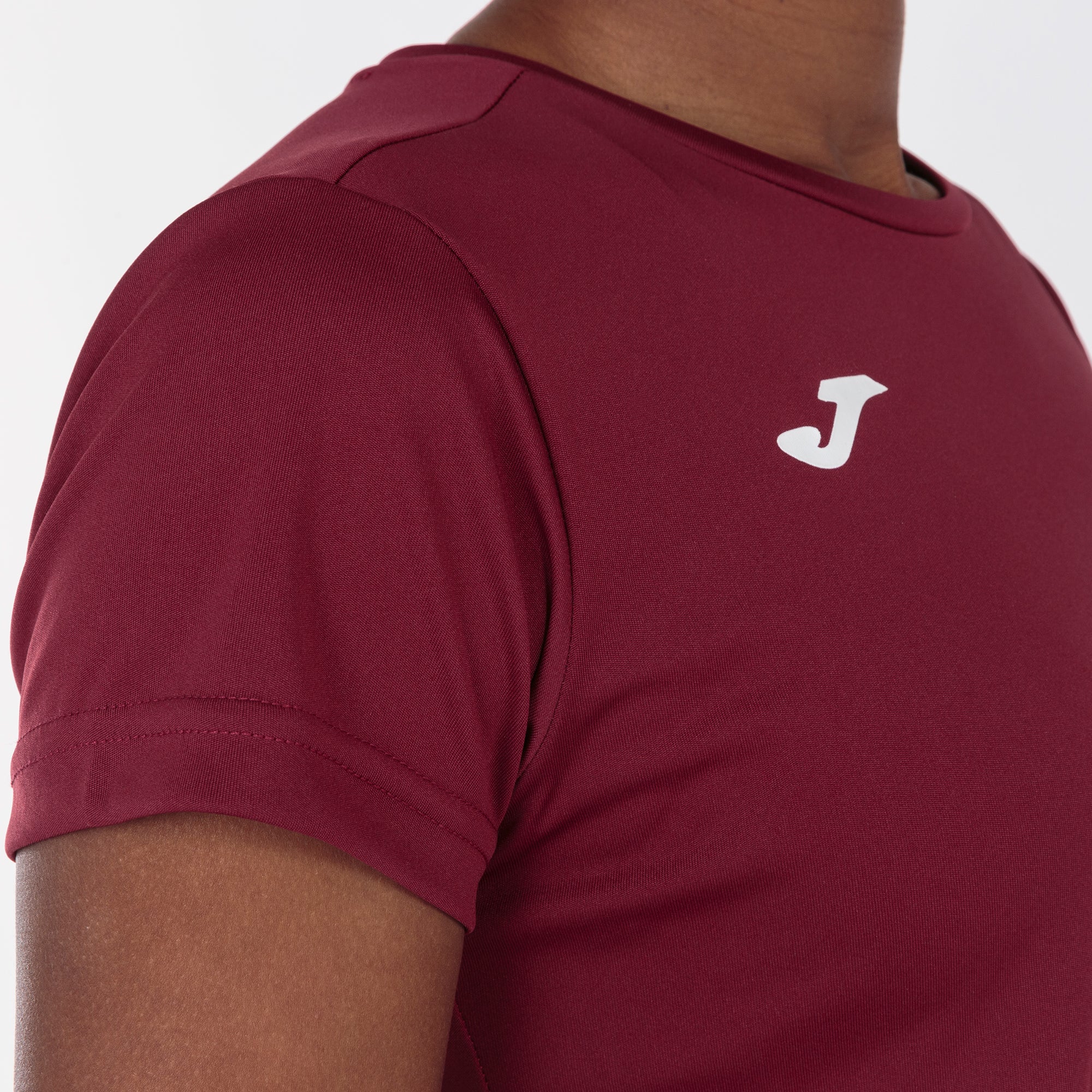 S/S T-SHIRT COMBI WOMEN - BORDEAUX - BORDEAUX