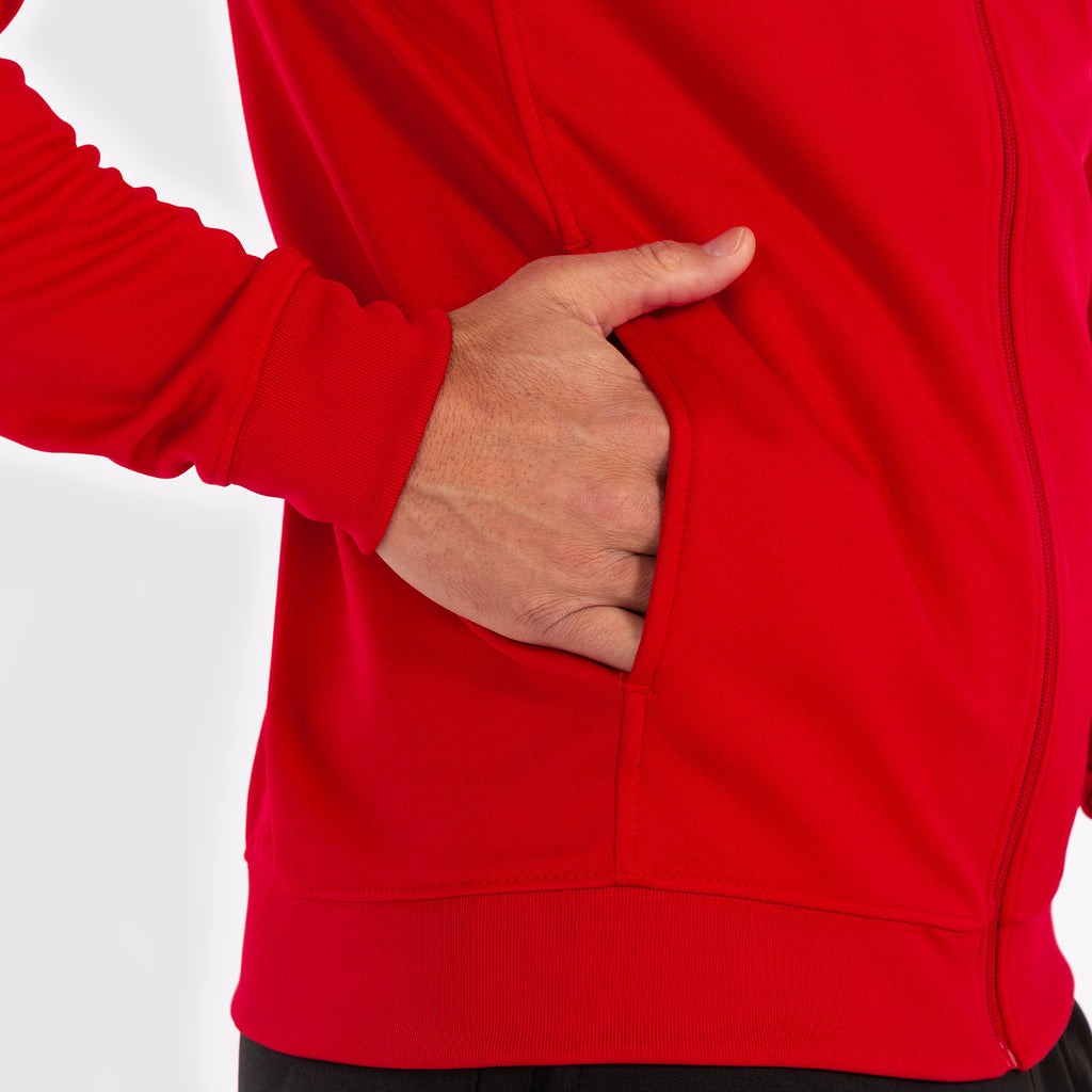 MENFIS HOODED JACKET - ROSSO - ROSSO
