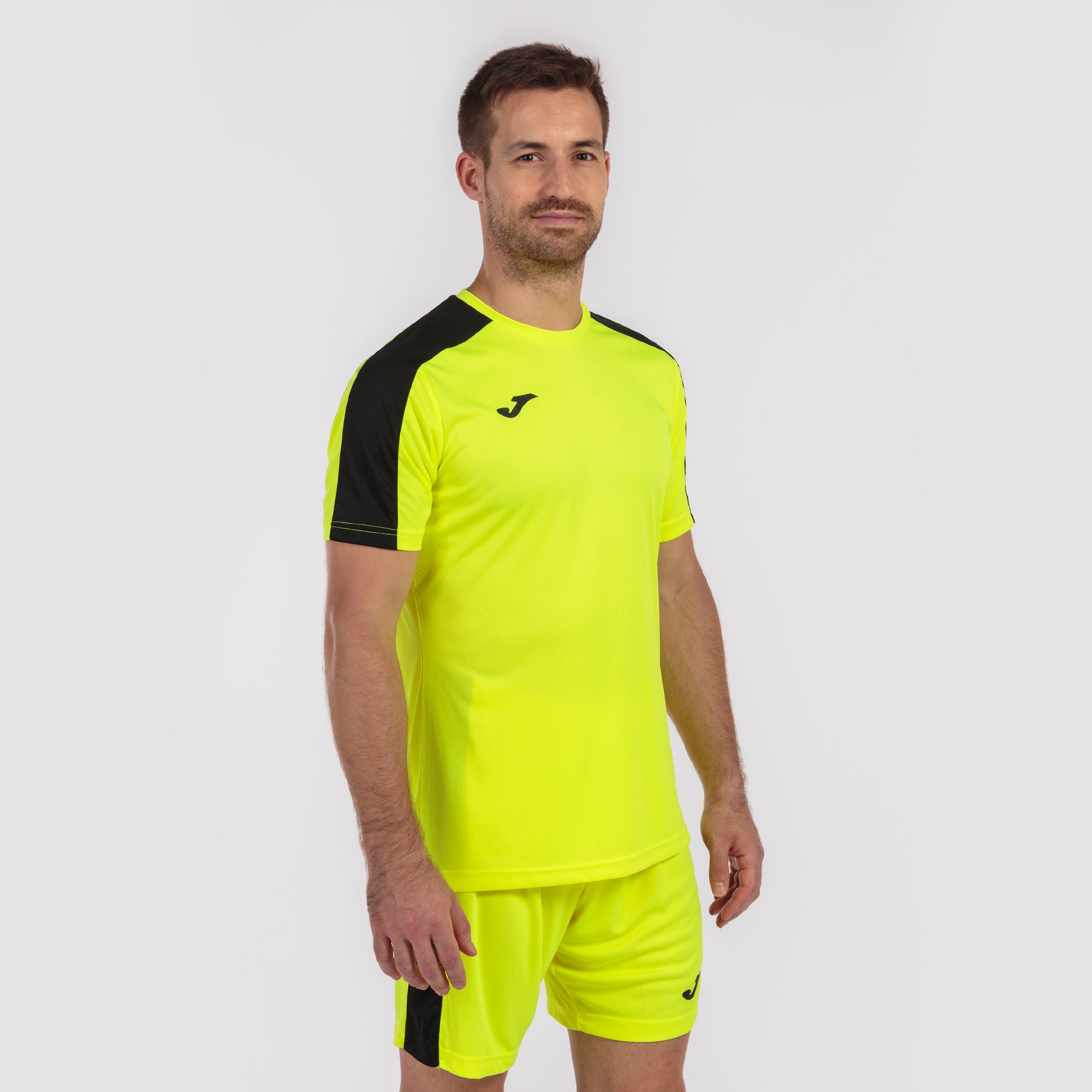 ACADEMY T-SHIRT M/C - GIALLO FLUO-NERO - GIALLO FLUO-NERO