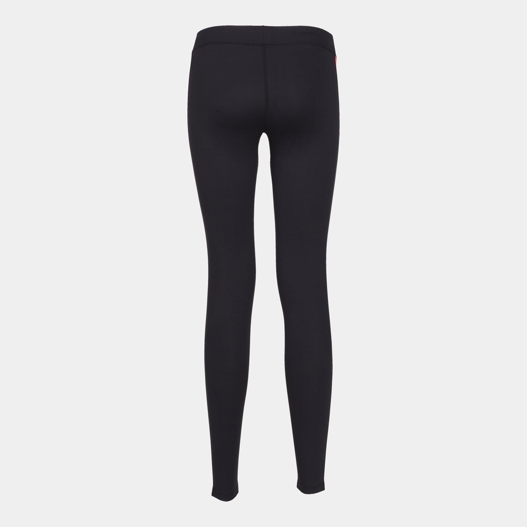 LONG FLUGOLD MESH LEGGINGS - NERO-CORALLO FLUO - NERO-CORALLO FLUO
