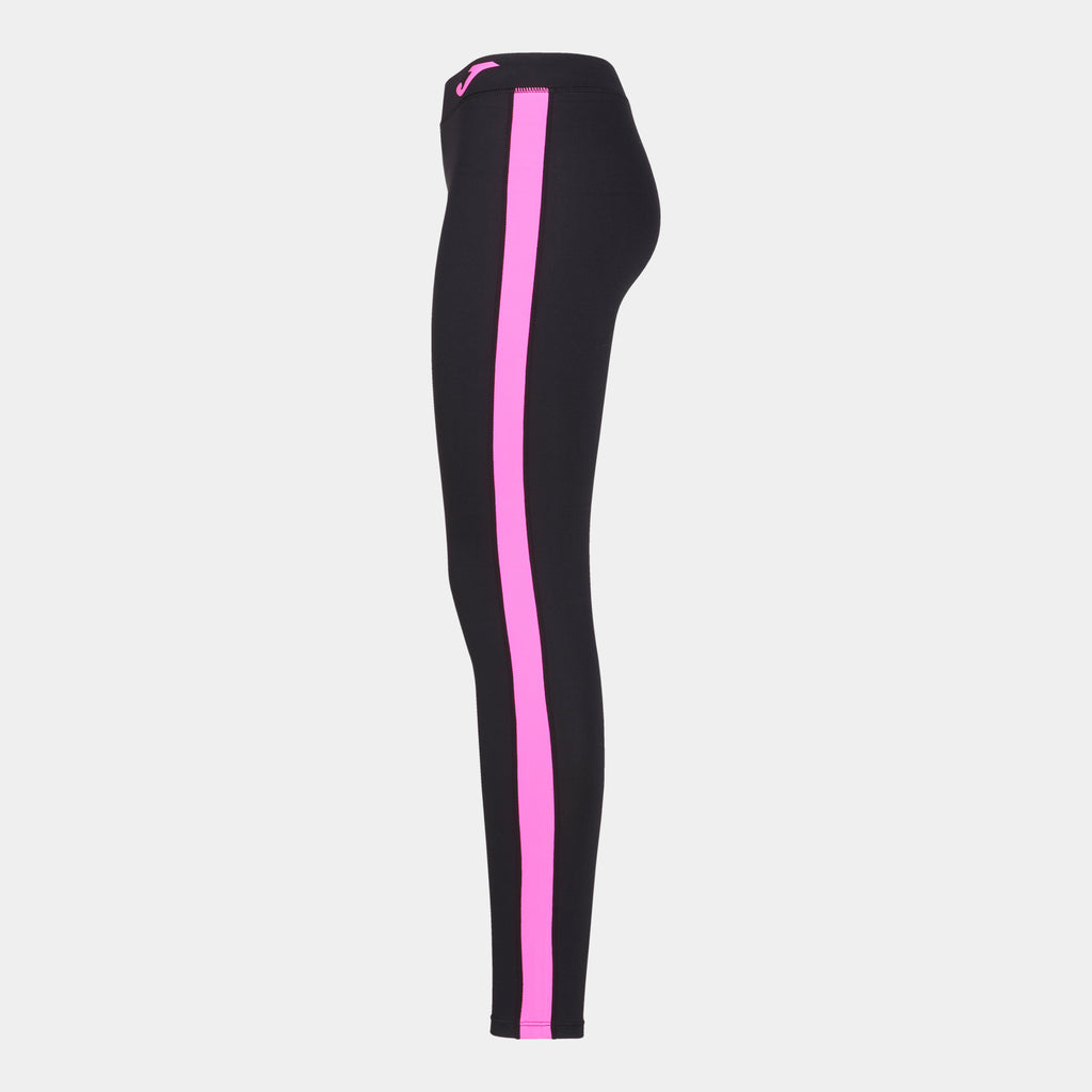 LONG FLUGOLD MESH LEGGINGS - NERO-ROSA FLUO - NERO-ROSA FLUO