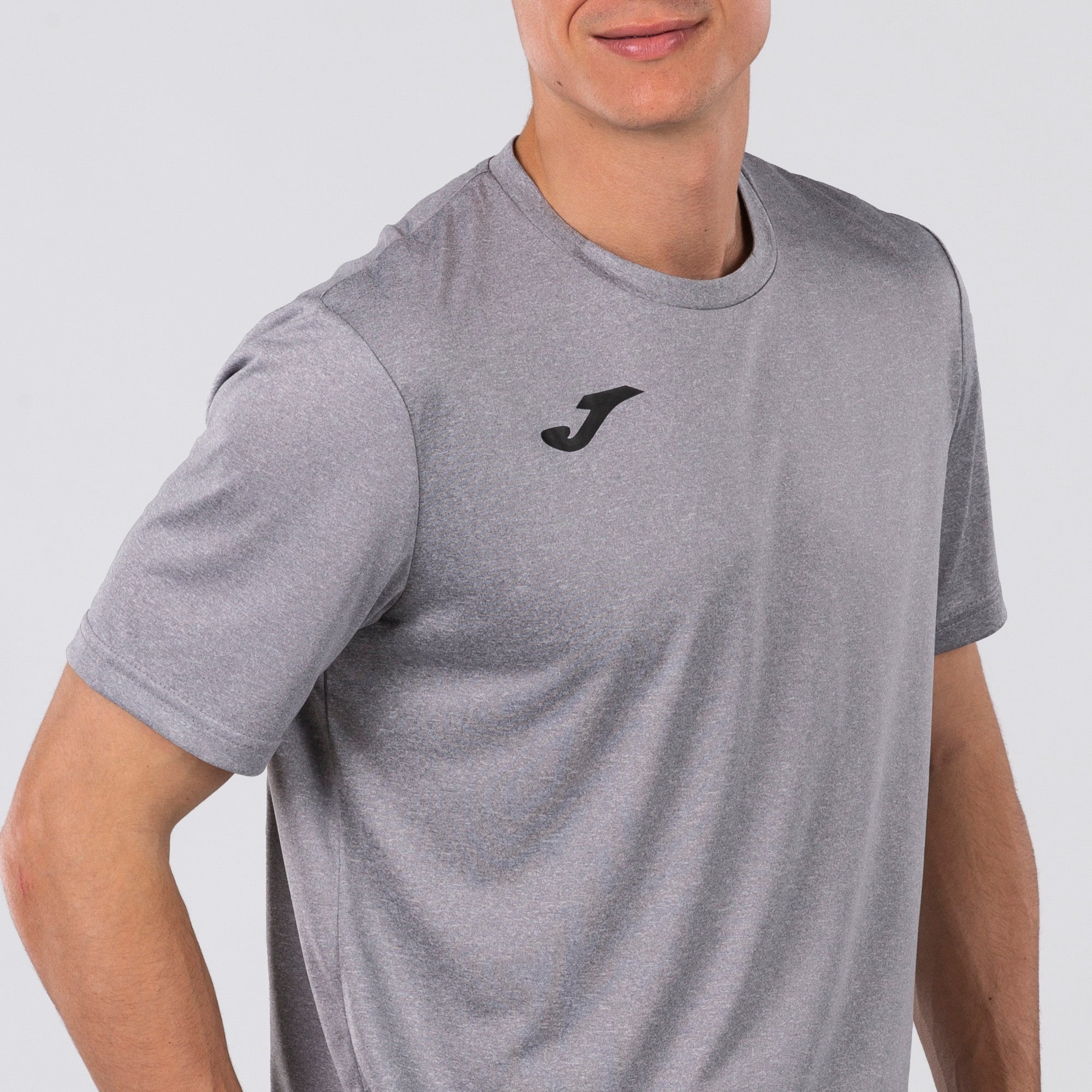 T-SHIRT COMBI S/S - GRIGIO MELANGE - GRIGIO MELANGE