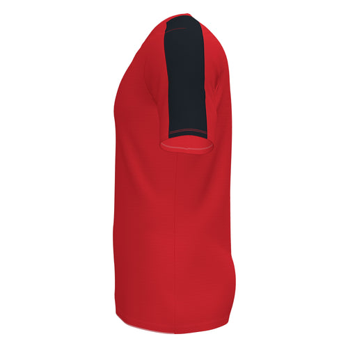 ACADEMY SHORT SLEEVE T-SHIRT - ROSSO-NERO - ROSSO-NERO