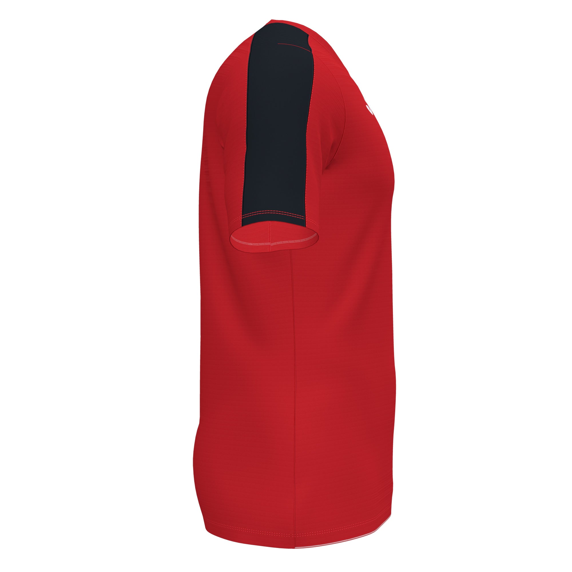 ACADEMY SHORT SLEEVE T-SHIRT - ROSSO-NERO - ROSSO-NERO