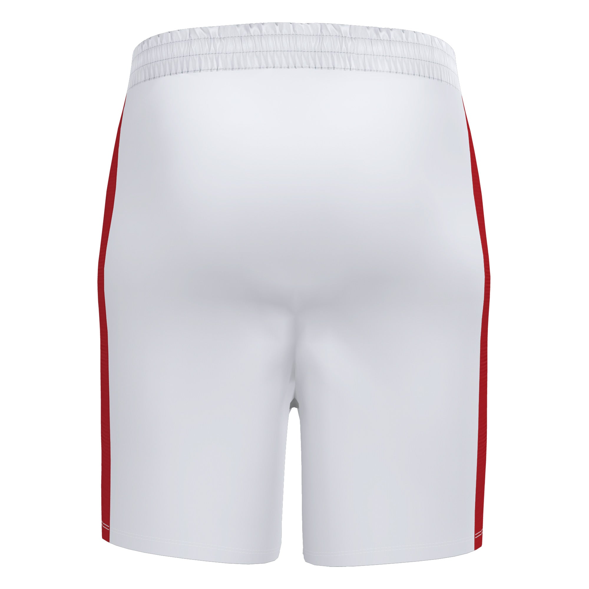 MAXI SHORTS - BIANCO-ROSSO - BIANCO-ROSSO