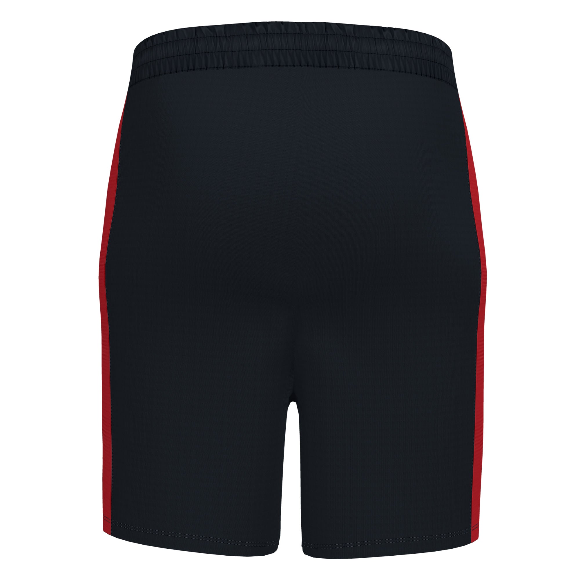 MAXI SHORTS - NERO-ROSSO - NERO-ROSSO