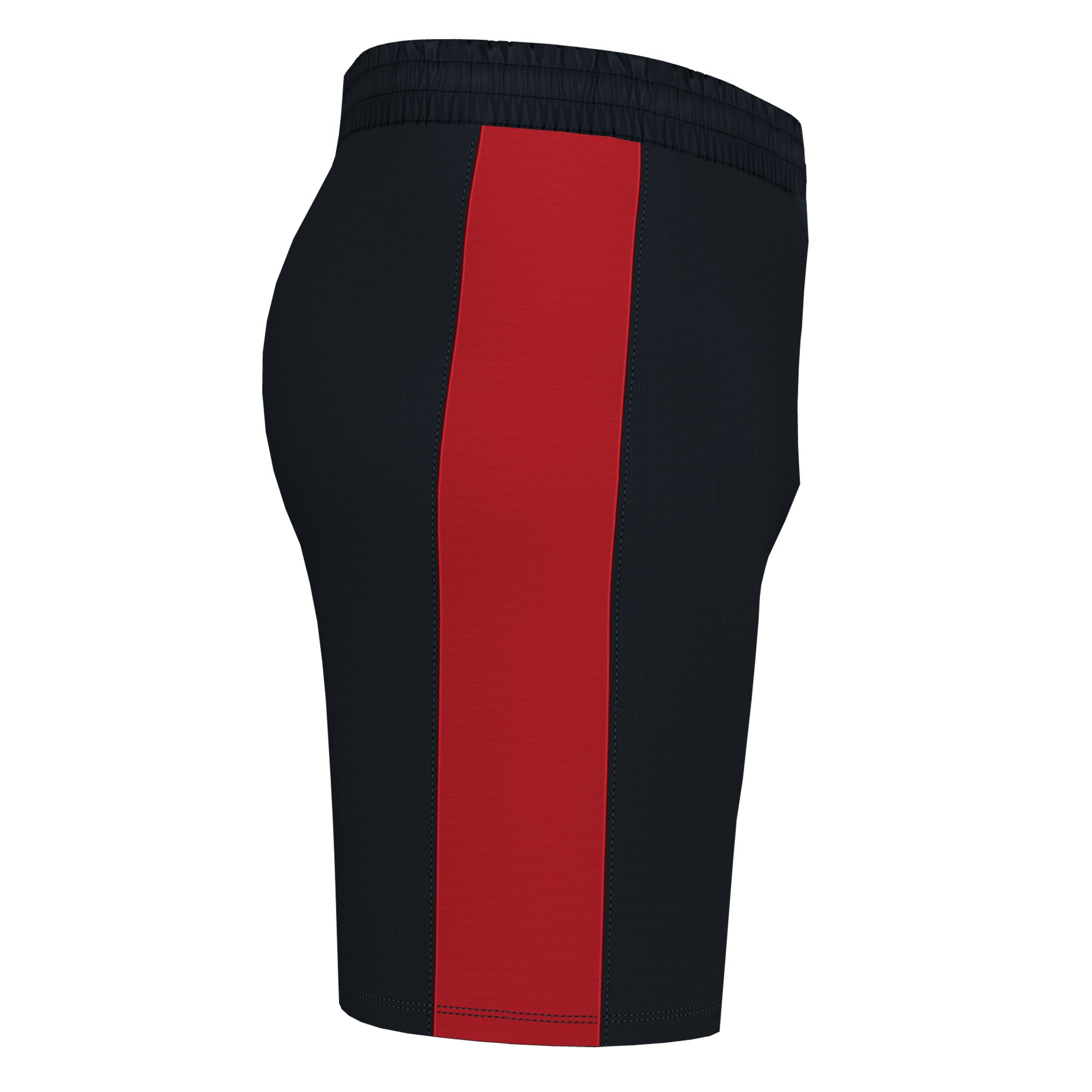 MAXI SHORTS - NERO-ROSSO - NERO-ROSSO