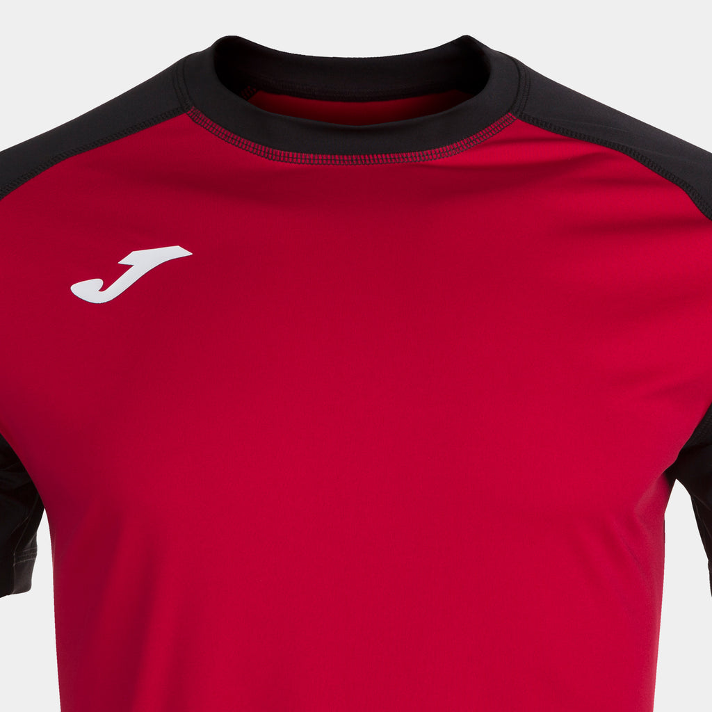 T-SHIRT TEAMWORK - ROSSO-NERO - ROSSO-NERO
