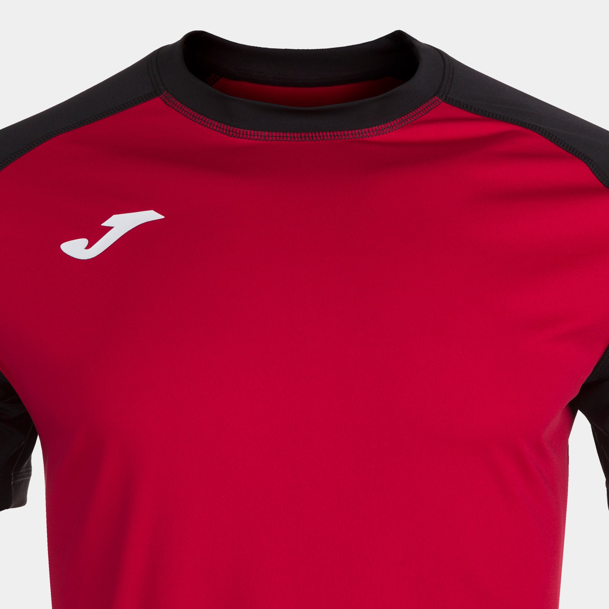 T-SHIRT TEAMWORK - ROSSO-NERO - ROSSO-NERO