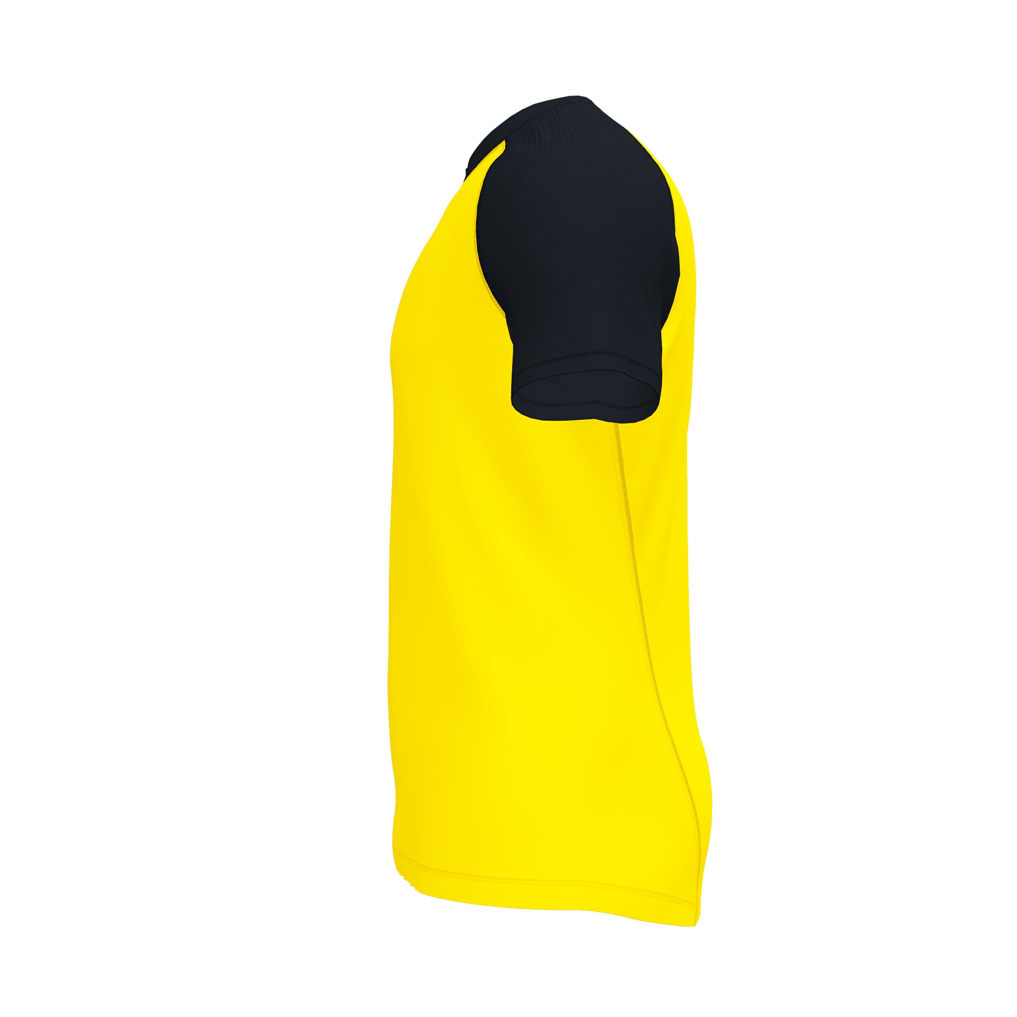 T-SHIRT TEAMWORK - GIALLO-NERO - GIALLO-NERO