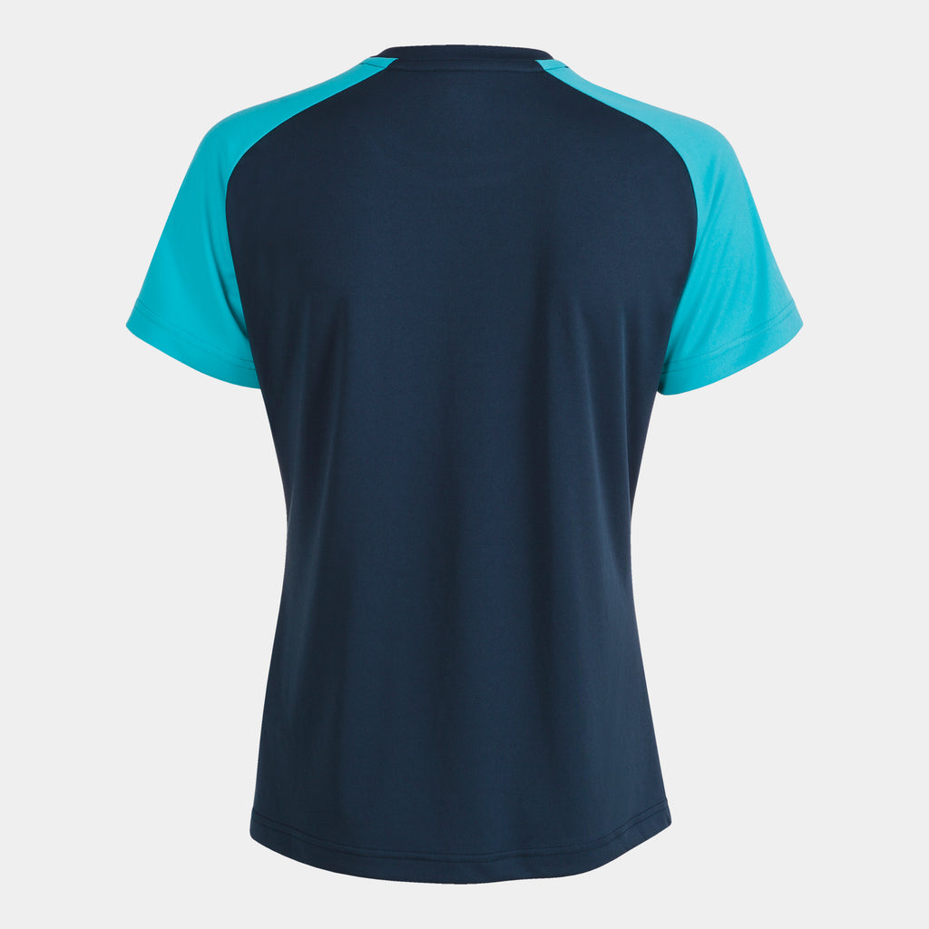 T-SHIRT ACADEMY IV - BLU NAVY-TURCHESE FLUO - BLU NAVY-TURCHESE FLUO