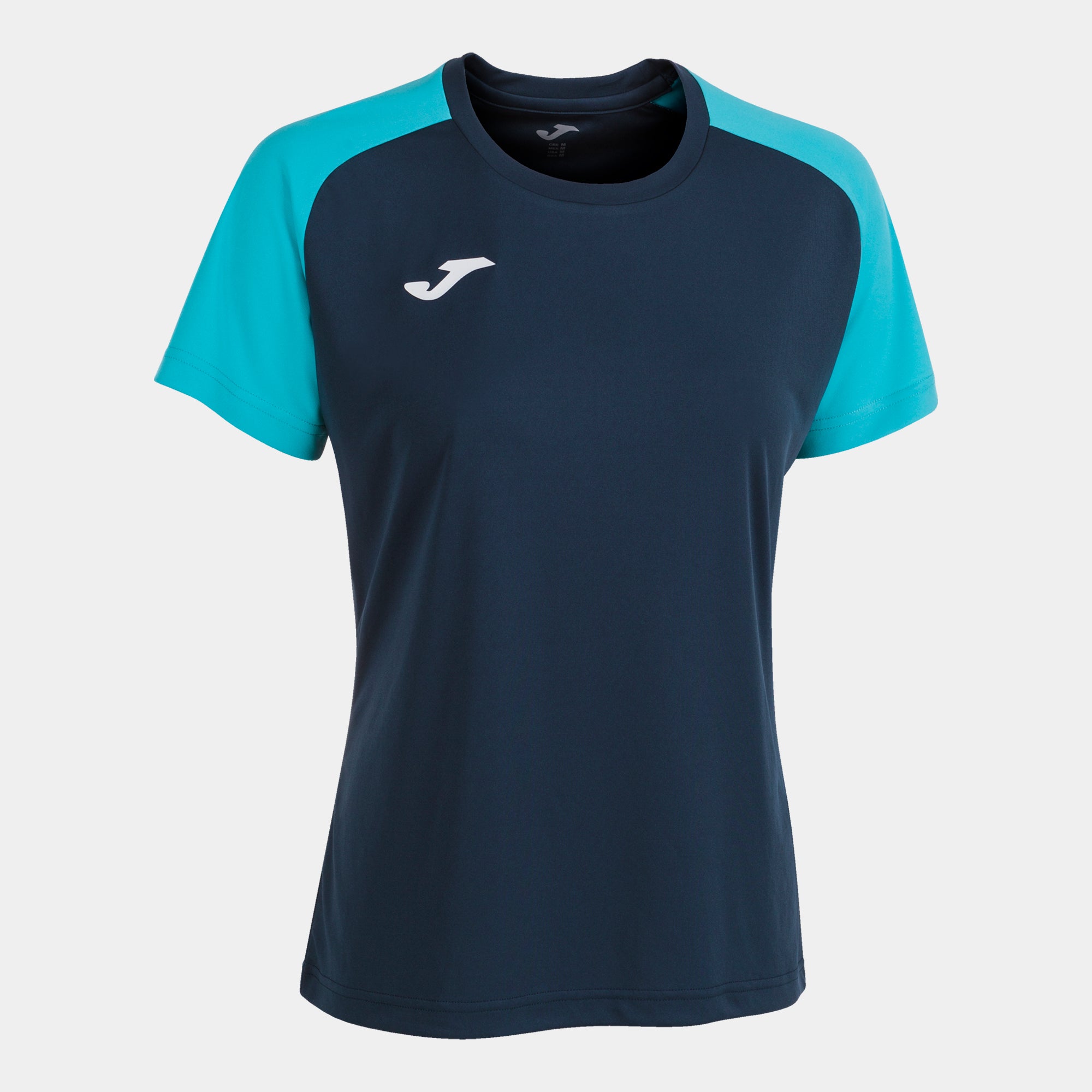 T-SHIRT ACADEMY IV - BLU NAVY-TURCHESE FLUO - BLU NAVY-TURCHESE FLUO