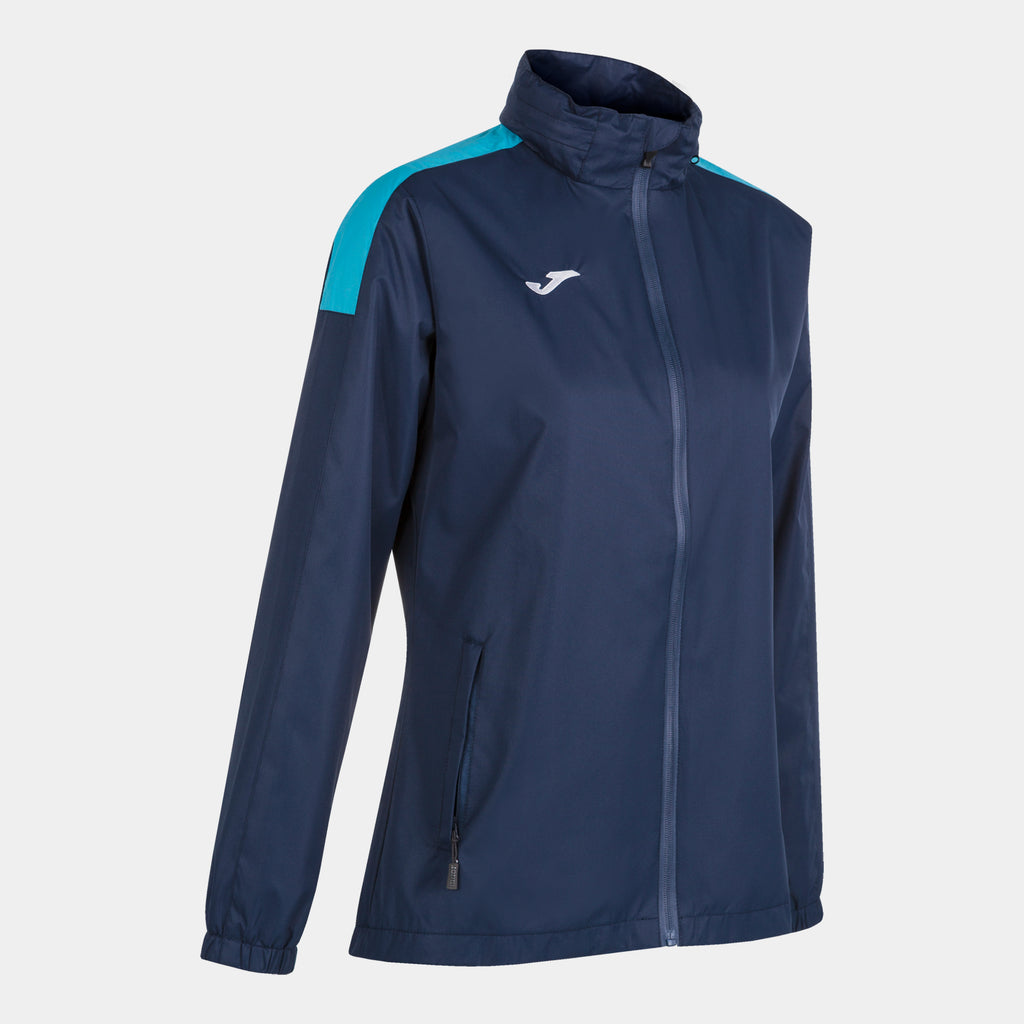 RAINJACKET TRIVOR - BLU NAVY-TURCHESE FLUO - BLU NAVY-TURCHESE FLUO